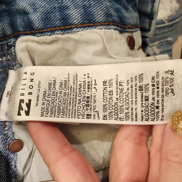 Billabong/Wrangler Super Flare patch jeans size 26, new with tags! - Picture 8 of 16